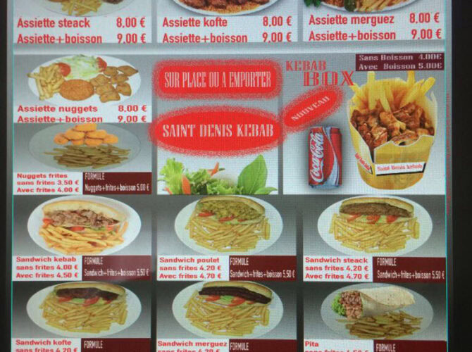 Restaurant Saint Denis Kebab à Saint-Denis-de-l'Hôtel, France