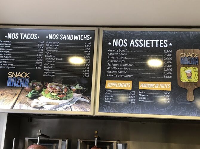 Restaurant Snack Nazar à Schiltigheim, France