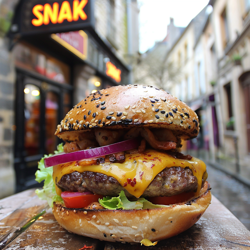 Restaurant SNAK – Burger fait maison à Tours, France