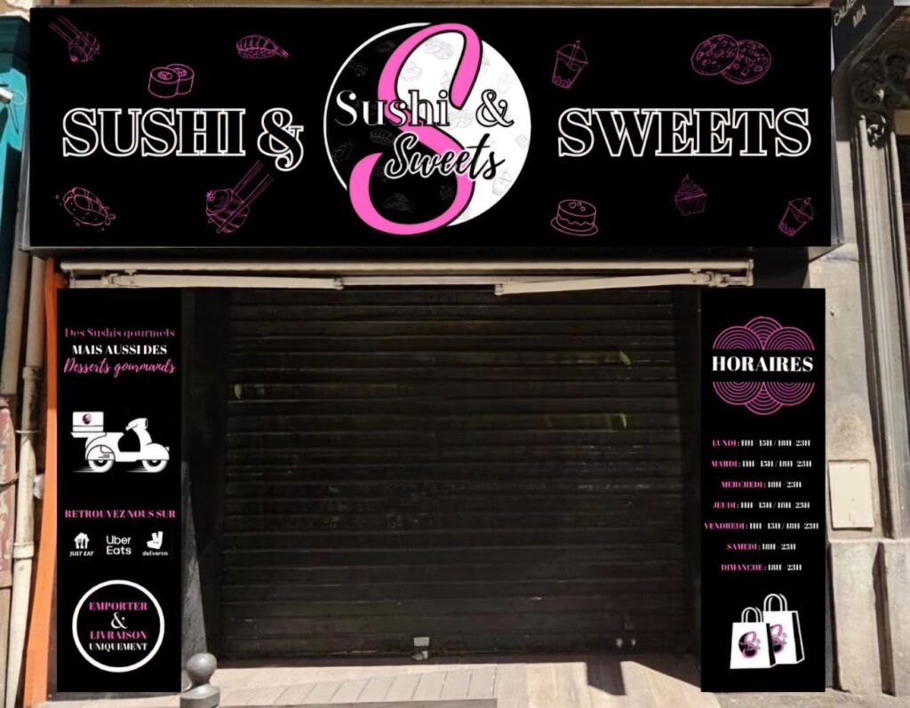 Restaurant Sushi & Sweets à Marseille, France