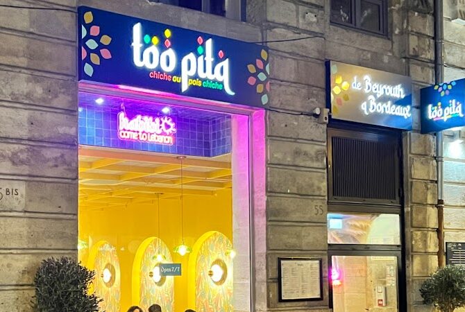 Restaurant TOO PITA Bordeaux (Chiche ou Pois Chiche) à Bordeaux, France