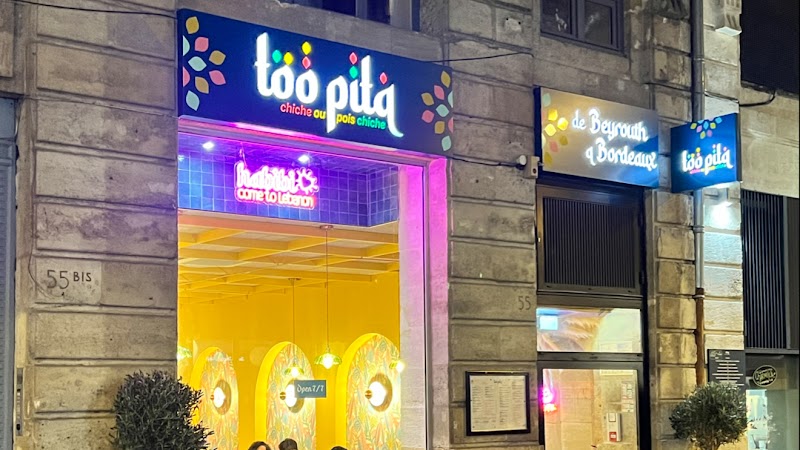 Restaurant TOO PITA Bordeaux (Chiche ou Pois Chiche) à Bordeaux, France