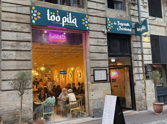 Restaurant TOO PITA Bordeaux (Chiche ou Pois Chiche) à Bordeaux, France