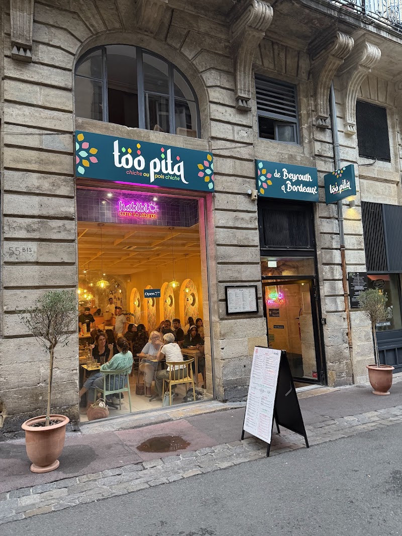 Restaurant TOO PITA Bordeaux (Chiche ou Pois Chiche) à Bordeaux, France