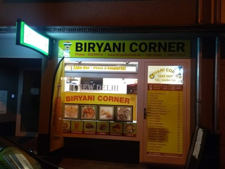 Restaurant Biryani Corner à Luxembourg (Ville), Luxembourg