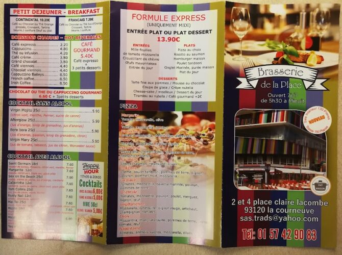 Restaurant Brasserie des 4 Routes à La Courneuve, France