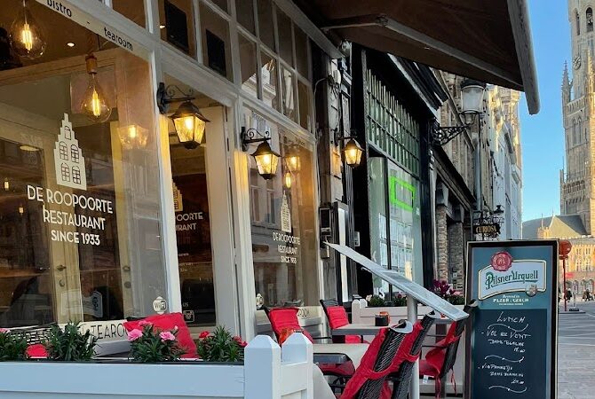 Restaurant De Roopoorte à Bruges, Belgique
