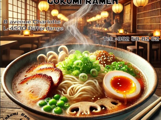 Restaurant Gokumi Ramen à Differdange, Luxembourg