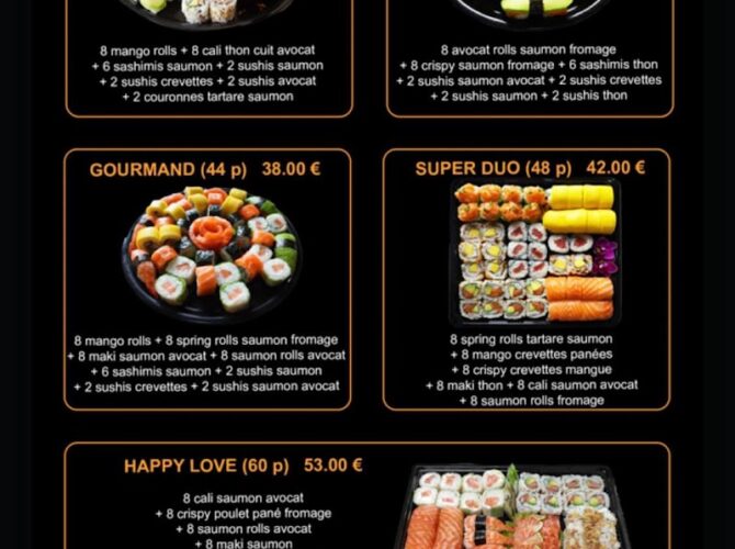 Restaurant Happy Day Sushis à Lyon, France