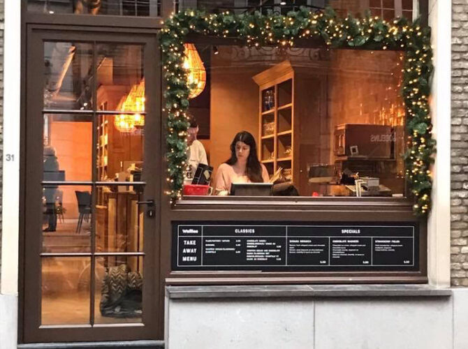 Restaurant House of waffles à Bruges, Belgique