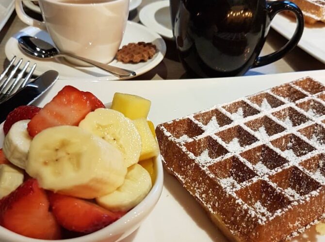 Restaurant House of waffles à Bruges, Belgique