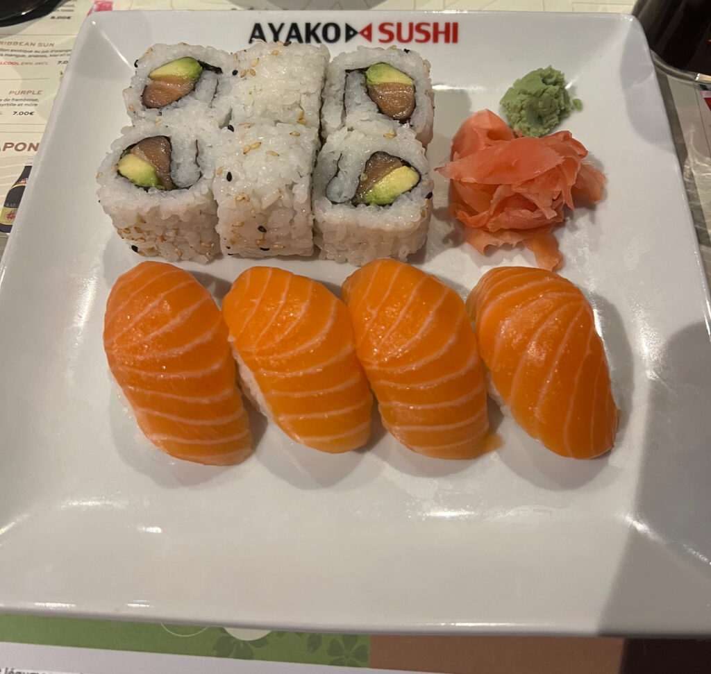 Menu midi MD9, sushi / california – Ayako Sushi Semécourt – France – Semécourt