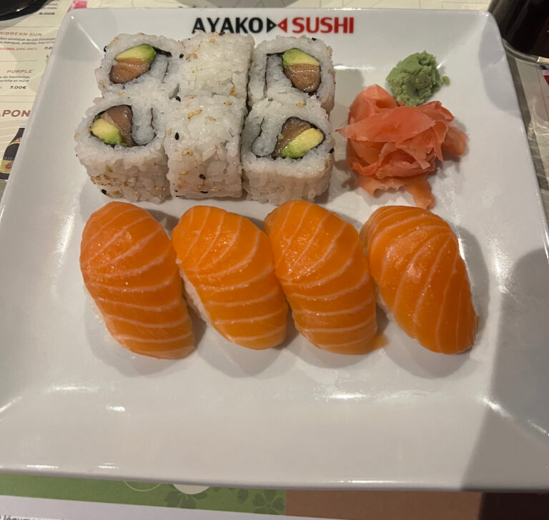 Menu midi MD9, sushi / california – Ayako Sushi Semécourt – France – Semécourt