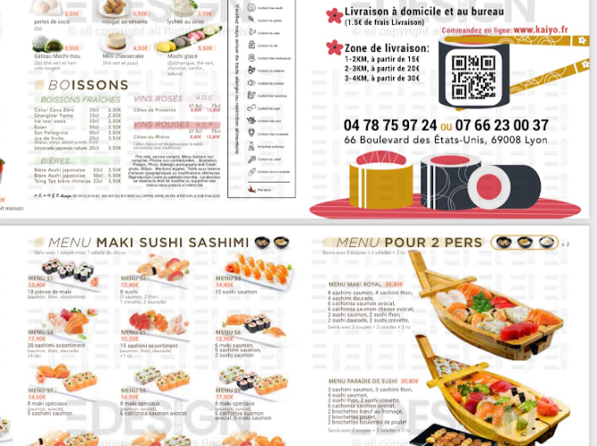 Restaurant Kaiyo Sushi à Lyon, France