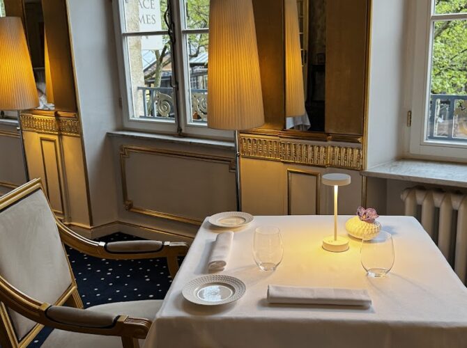 Restaurant La Cristallerie à Luxembourg (Ville), Luxembourg