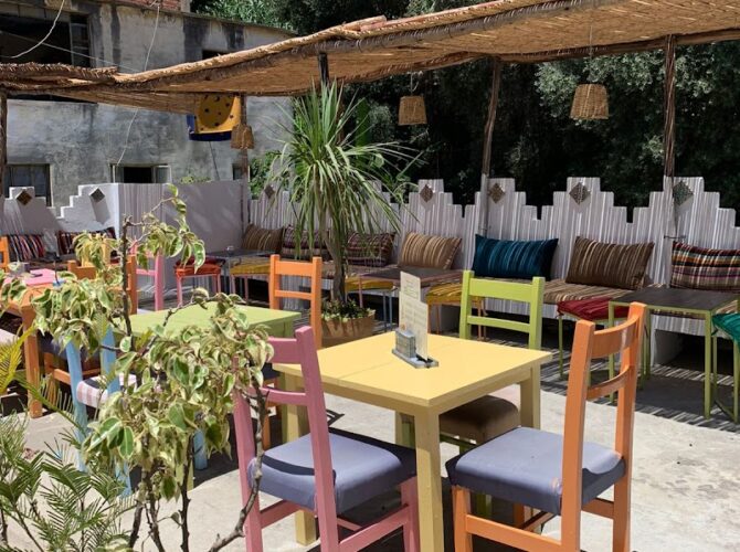 Restaurant La Terrasse Dar El Kasbah à Tanger, Maroc