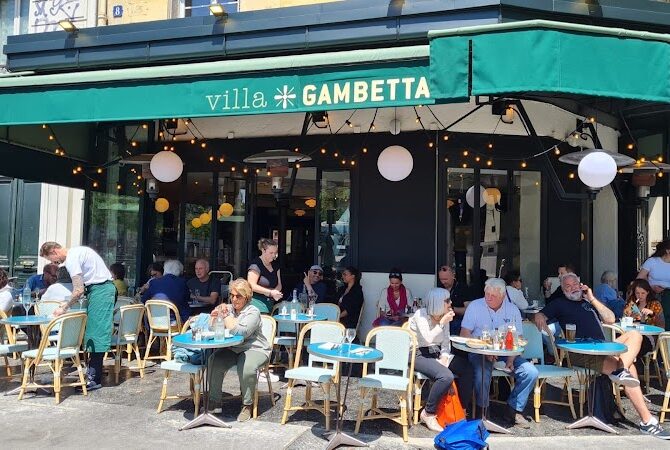Restaurant La Villa Gambetta ( Paris ) à Paris, France
