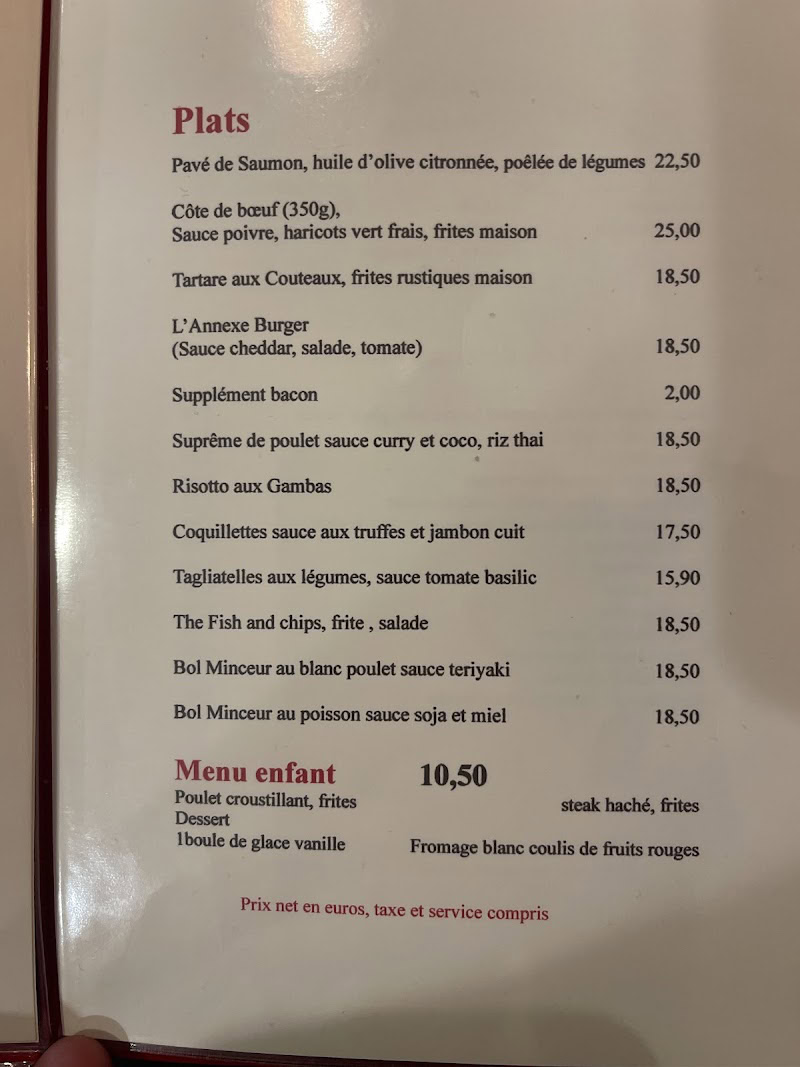 Restaurant L’Annexe à Paris, France — photo 3