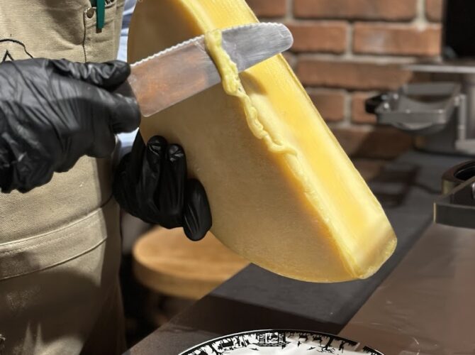 Restaurant L’ardoise Valaisanne à Crans-Montana, Suisse