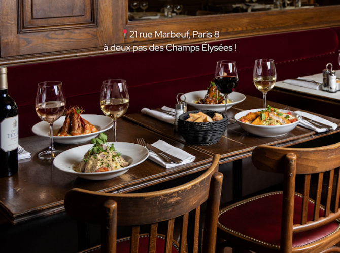 Restaurant Le Bistro Marbeuf à Paris, France