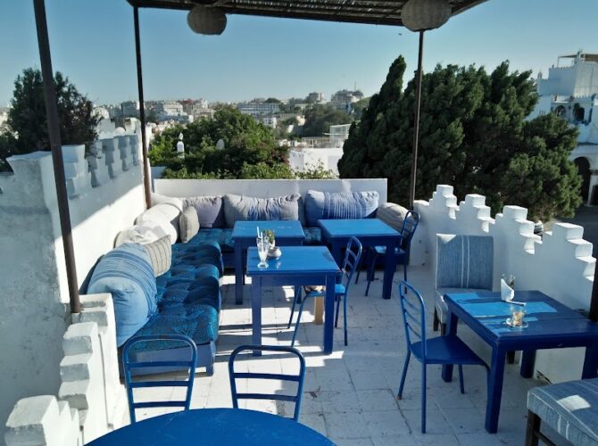 Restaurant Le Salon Bleu à Tanger, Maroc