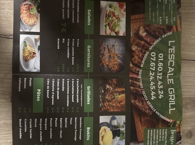 Restaurant L’Escale Gril à Les Ulis, France