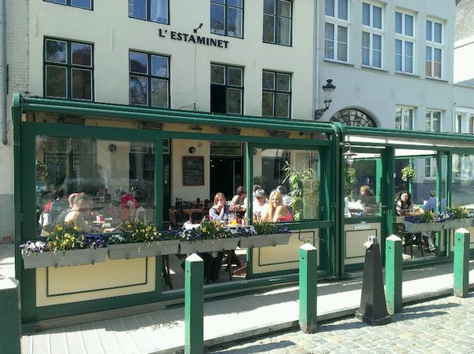 Restaurant L’Estaminet à Bruges, Belgique