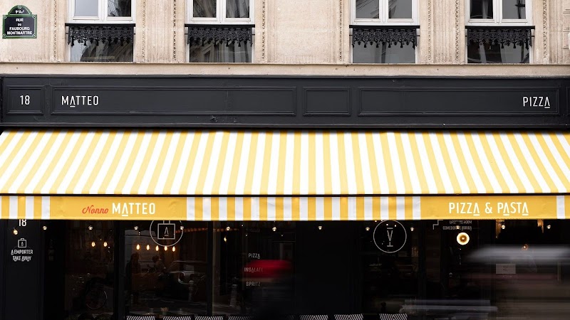 Restaurant Matteo Pizza Paris 9 Grands Boulevards à Paris, France