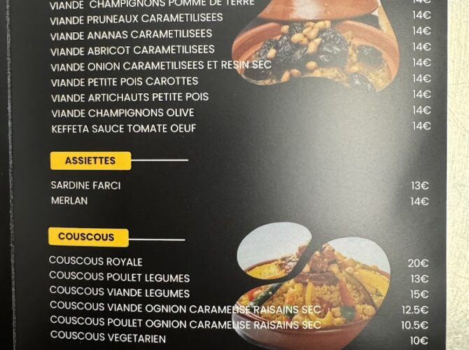 Restaurant Morroco-sting à Marseille, France