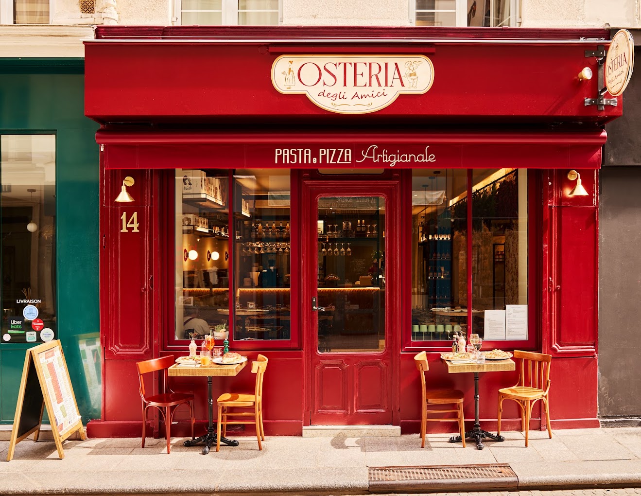 Restaurant Osteria Degli Amici à Paris, France