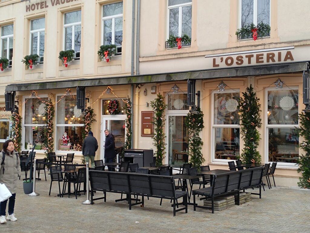 Restaurant Osteria Knuedler à Luxembourg (Ville), Luxembourg