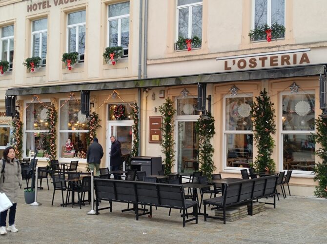 Restaurant Osteria Knuedler à Luxembourg (Ville), Luxembourg