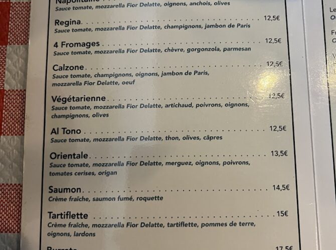 Restaurant Pizza 13 à Paris, France