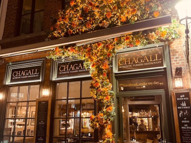Restaurant Chagall à Bruges, Belgique