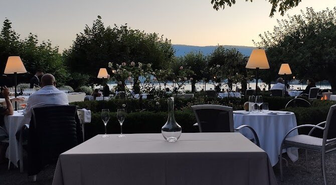 Restaurant gastronomique @ Abbaye de Talloires à Talloires-Montmin, France