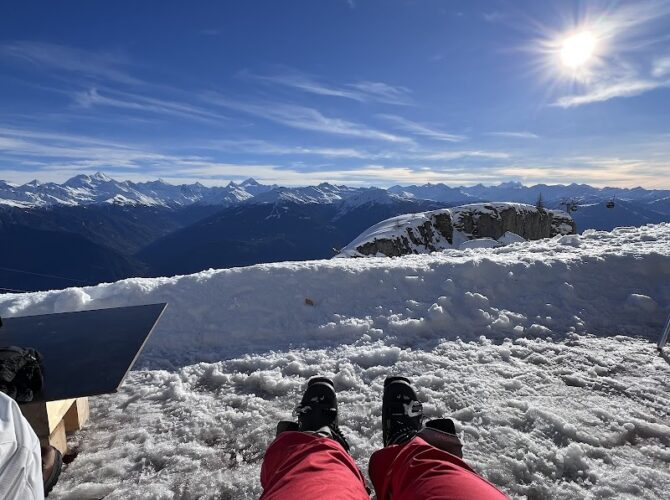 Restaurant Les Violettes à Crans-Montana, Suisse
