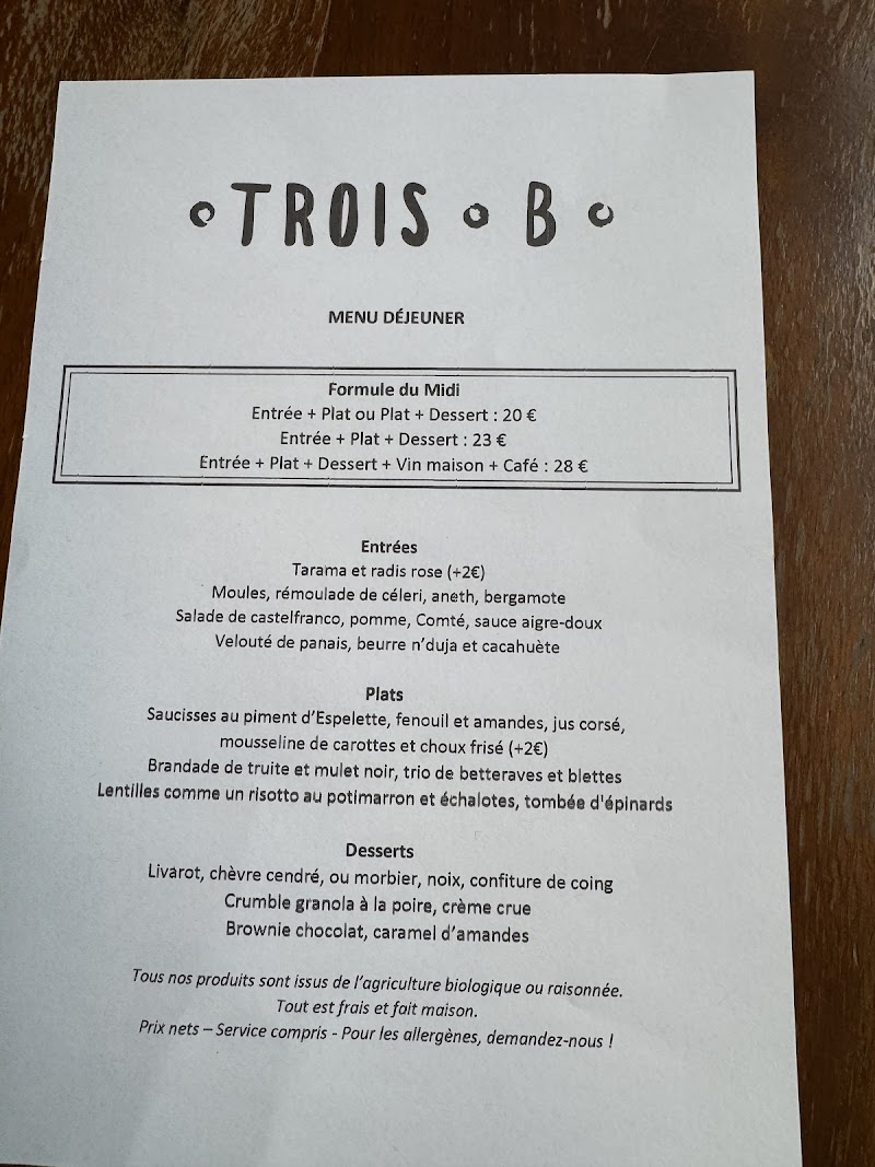 Restaurant Trois B à Paris, France — photo 3