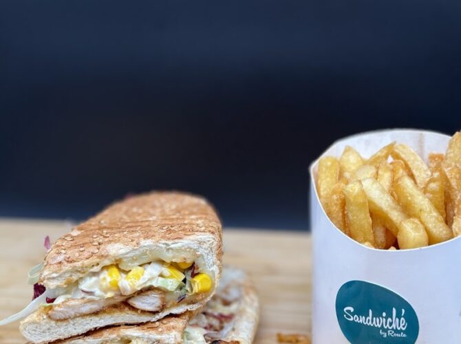 Restaurant Sandwiche byRoute à Bertrange, Luxembourg