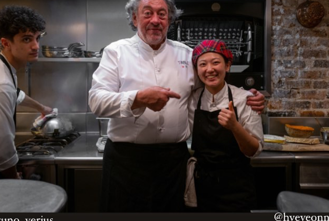 Restaurant Table Bruno Verjus à Paris, France