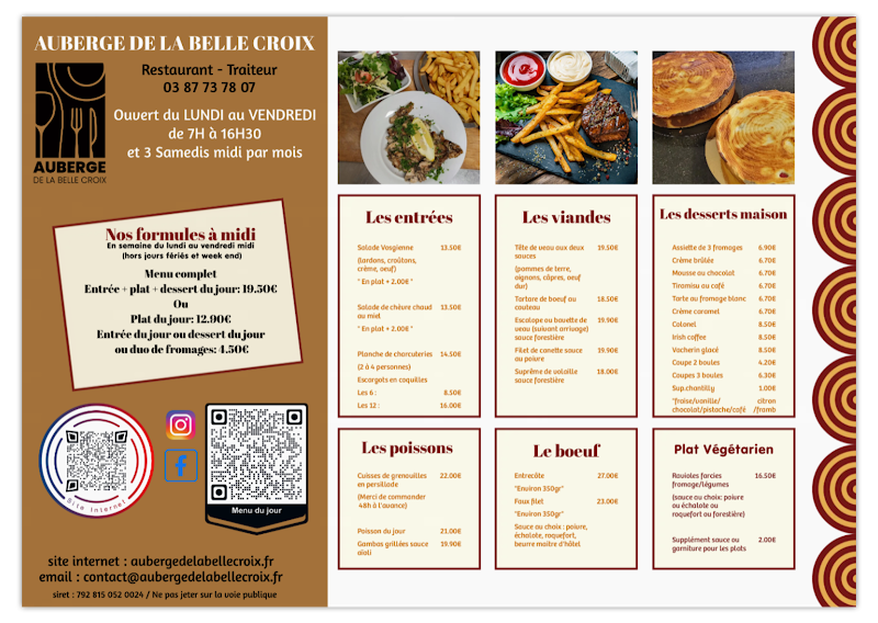 Restaurant Auberge de La Belle Croix à Ennery, France — photo 3