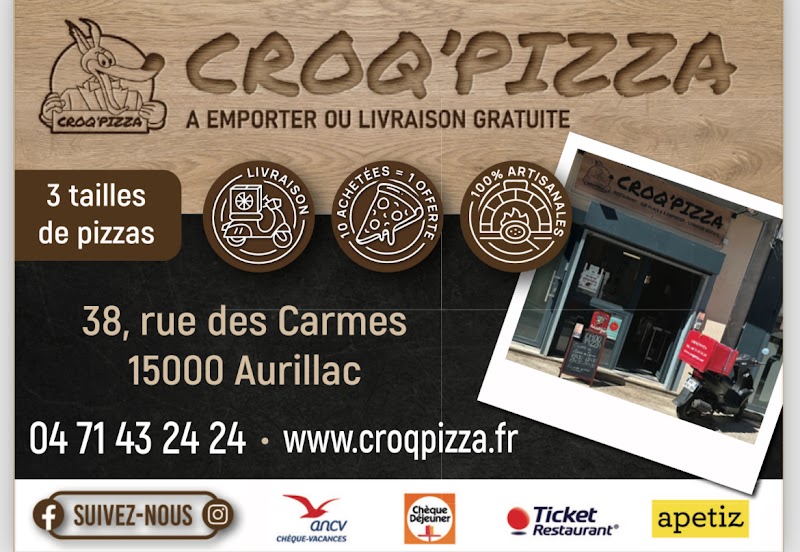 Restaurant Croq’pizza à Aurillac, France — photo 3