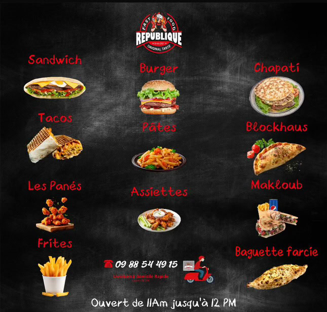 Restaurant Fast food république à Nice, France — photo 2