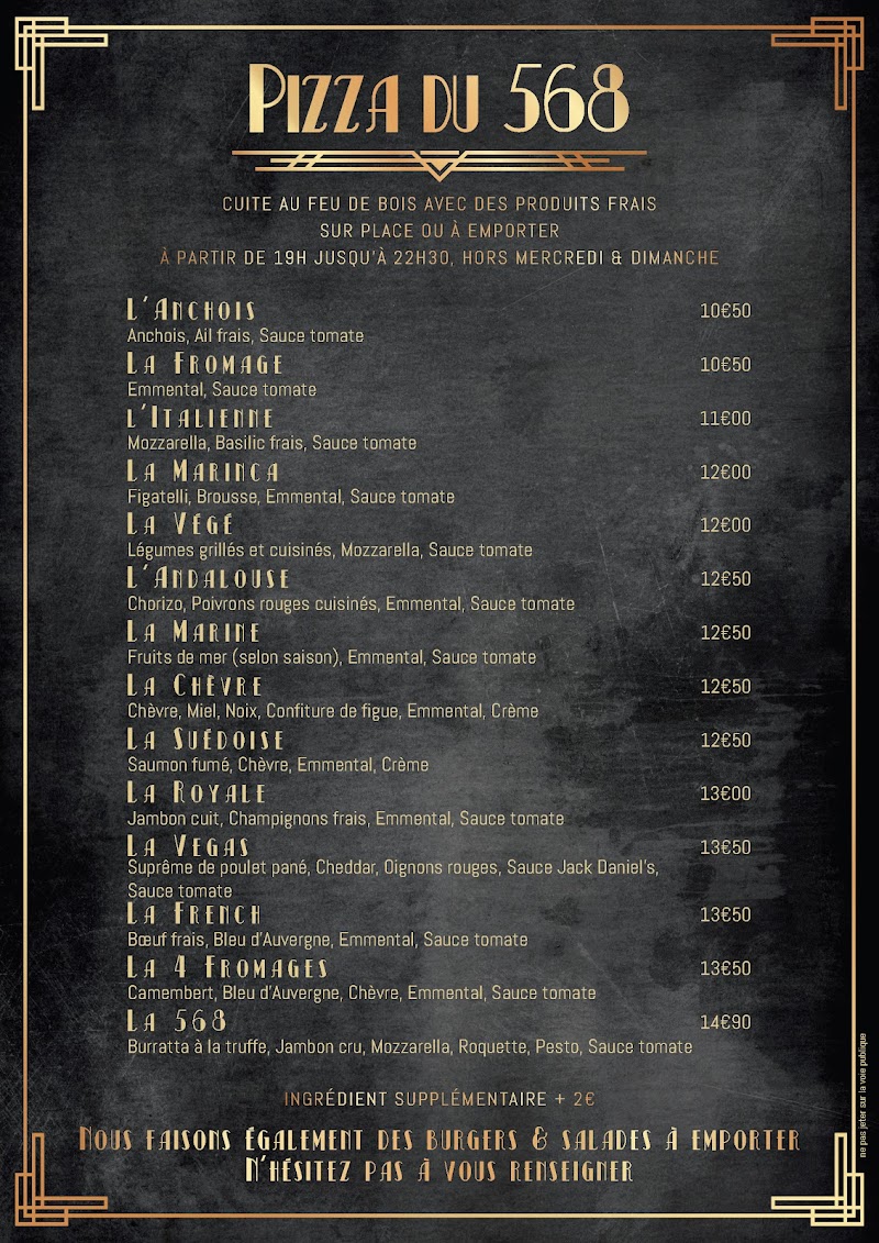Restaurant “Le 568” à Le Rove, France — photo 3