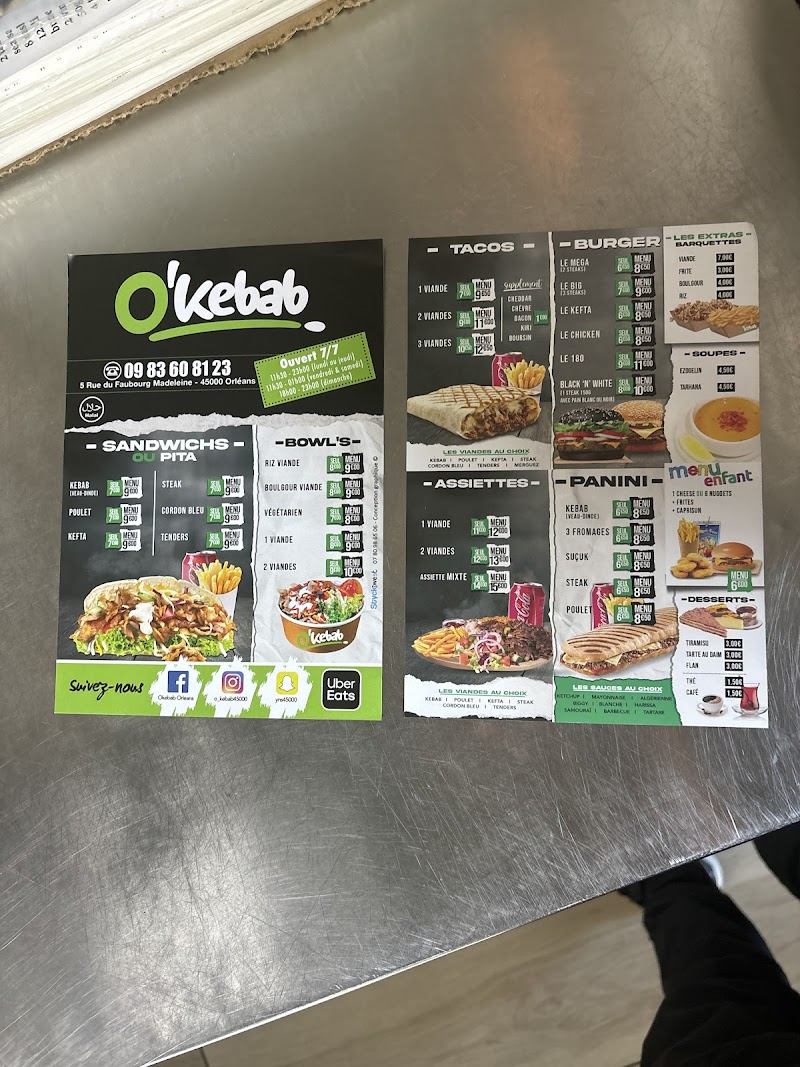 Restaurant O’Kebab Orléans à Orléans, France — photo 3