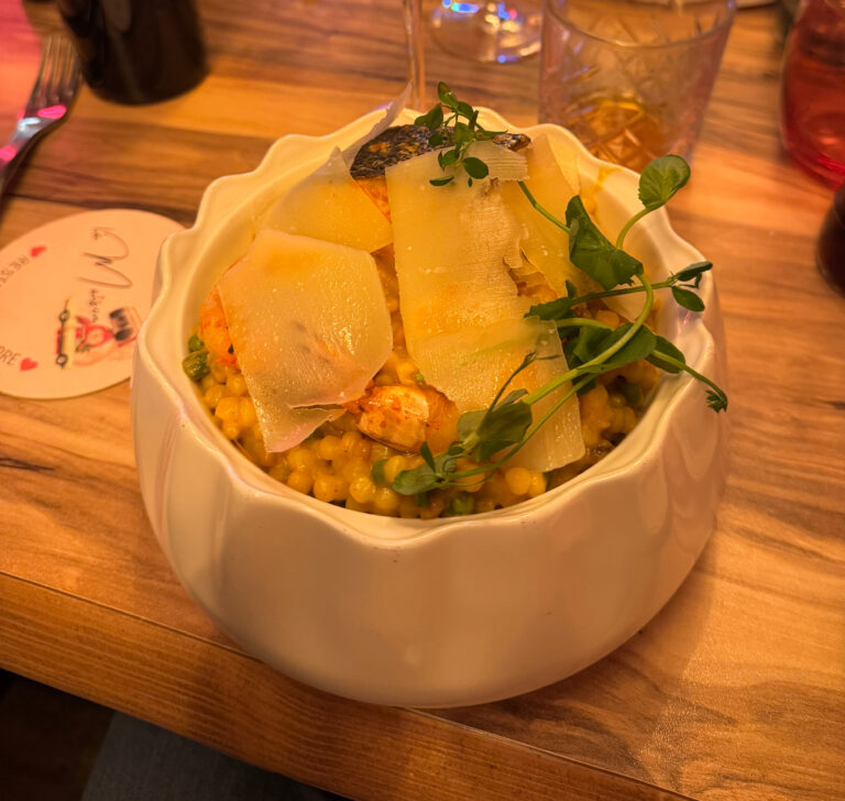 Risotto gambas – La Maison – Les Restaurants Nicolas Pierre – France – Thionville Risotto gambas – La Maison – Les Restaurants Nicolas Pierre – France – Thionville