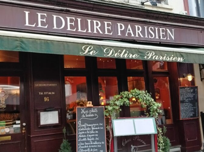 Restaurant Le Délire Parisien à Saint-Gilles, Belgique