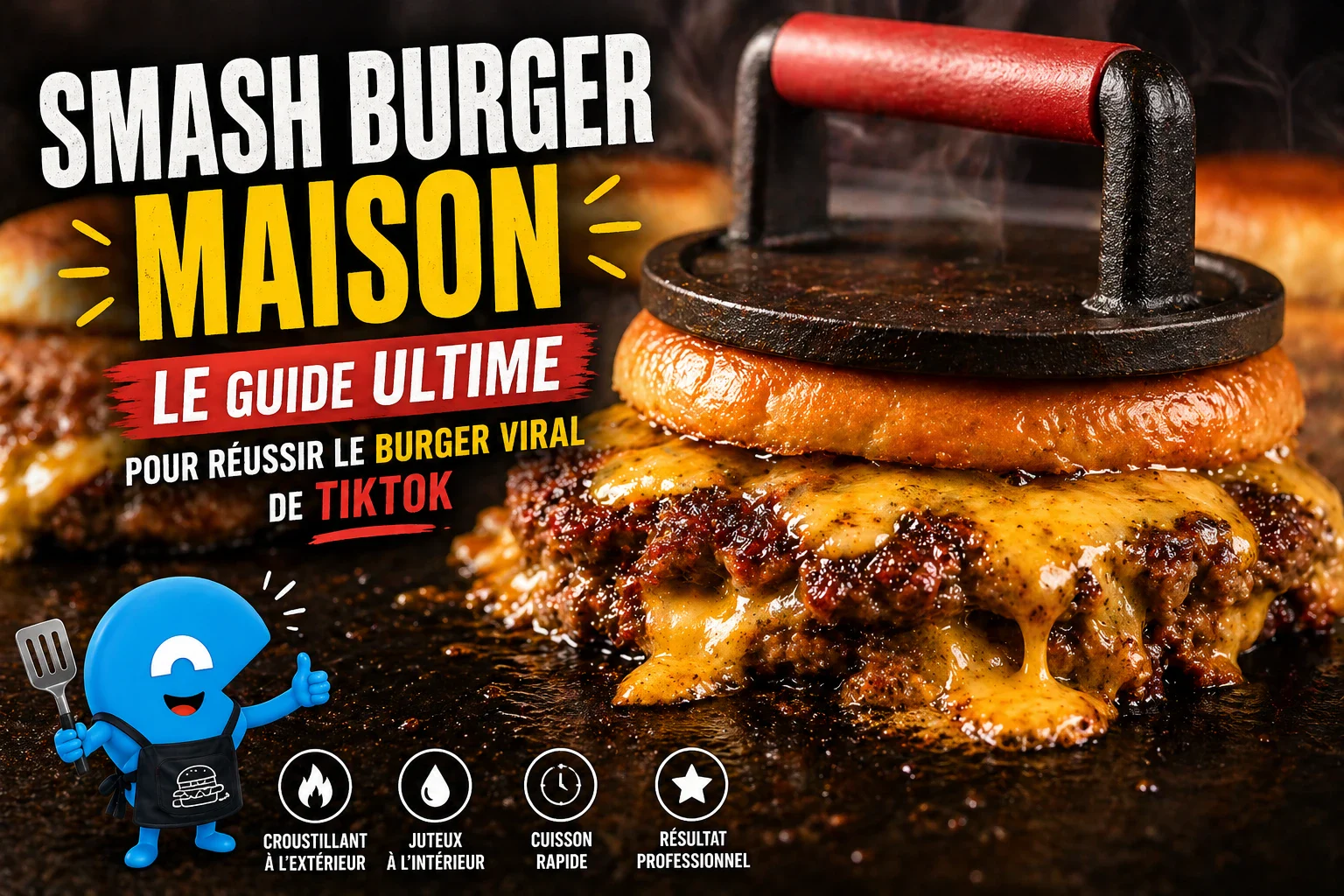 Smash burger maison : le guide ultime pour réussir le burger viral de TikTok