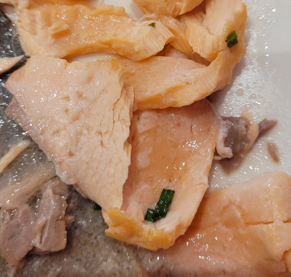 Pavé de saumon et potatoes