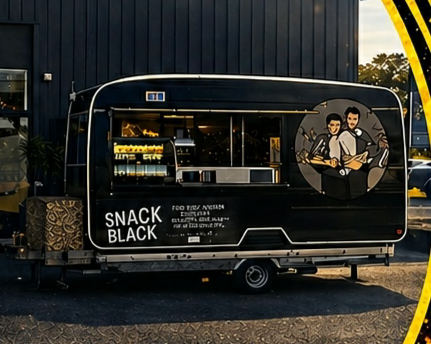 Restaurant Snackinblack FoodTruck à Roanne, France