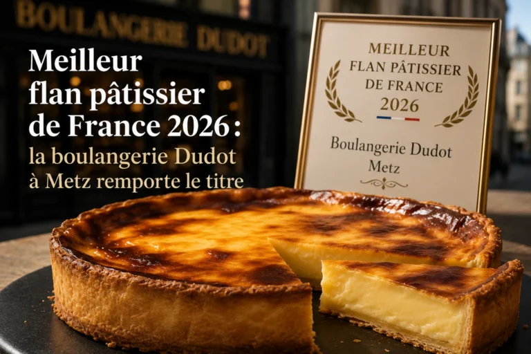 Meilleur flan pâtissier de France 2026 : la boulangerie Dudot à Metz remporte le titre